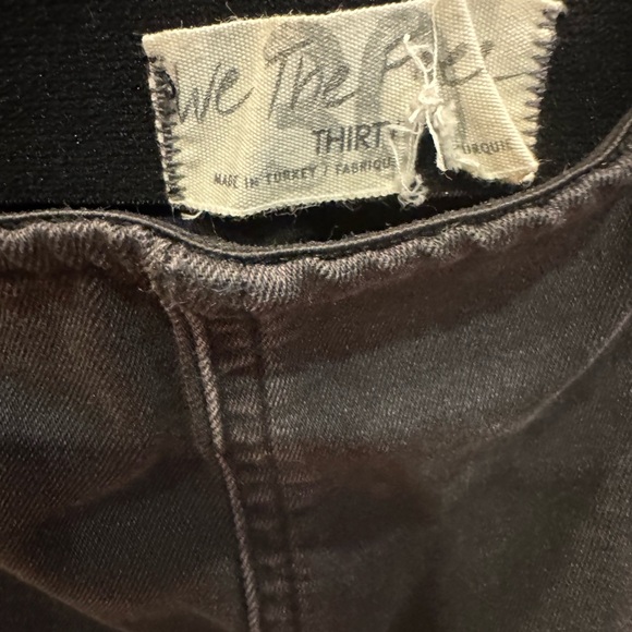 We The Free Charcoal Wide Leg Jeans - Picture 2 of 11